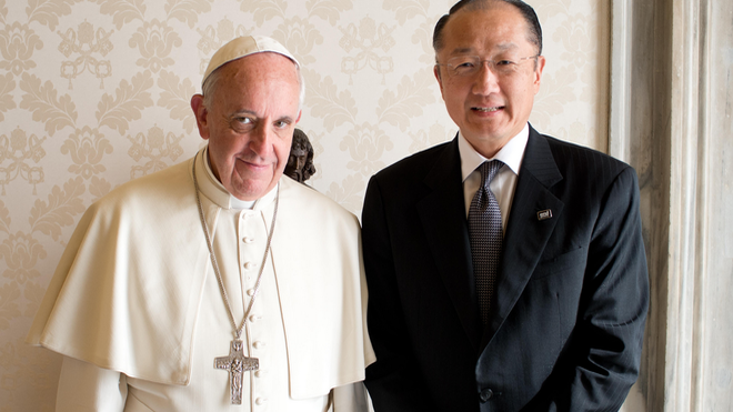 Papa Francisco exige al Banco Mundial y al Fondo Monetario Internacional «un plan global»